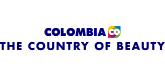 Colombia logo reading Colombia The Country of Beauty