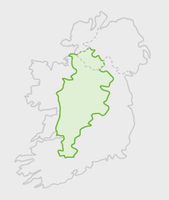 A map of Ireland's Hidden Heartlands