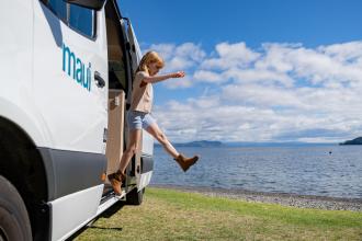 A maui motorhome in New Zealand