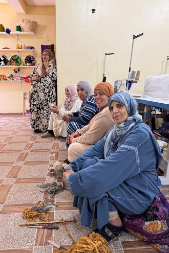 19 entrepreneurial women make up the Zarbiat Achbarou women’s cooperative