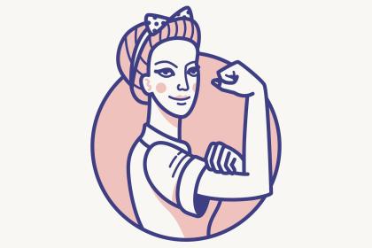 Image showing female strength