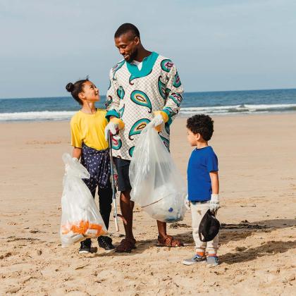 Beach clean-up